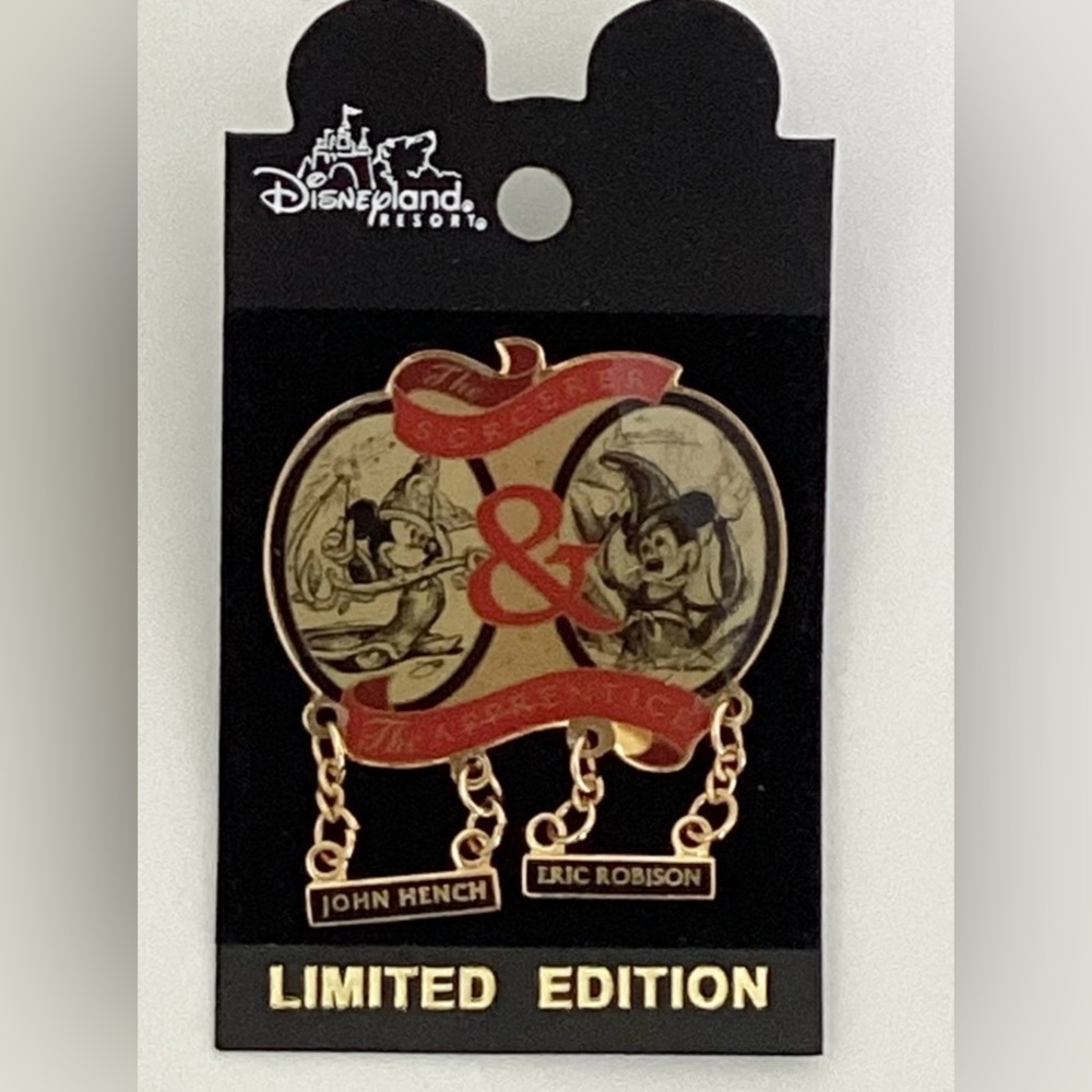 LE1000 "100 Mickeys" Pin Series -The Sorcerer & The Apprentice Dangle